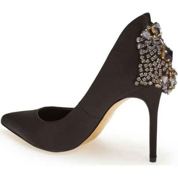 NWT Ted Baker 'Meion' Crystal Embell Heels Pumps - Picture 3 of 5